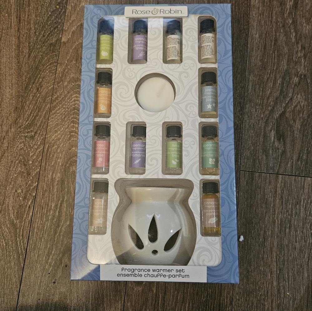 Rose And Robin Fragance Warmer Set